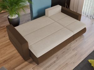 Coltar Extensibil Rita Crem / Maro - imagine 4