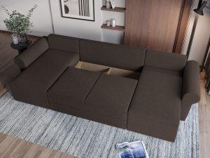 Coltar U Extensibil Bonito maro - imagine 3