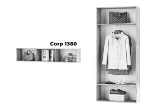 Living Pati 200 - Mobila Sufragerie Gri Antracit + Alb - imagine 3