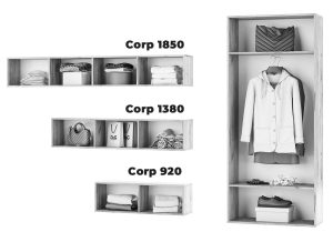 Living Pati 197 - Mobila Sufragerie Gri Antracit + Alb - imagine 3