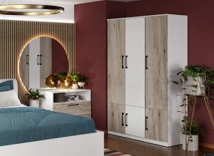 Dulap Relax Alb / Stejar k02 - C124/03 - imagine 2