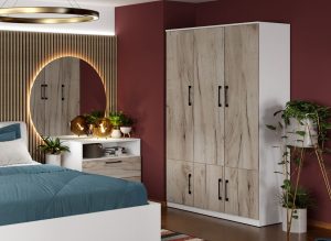 Dulap Relax Alb / Stejar k02 - C124/04 - imagine 2