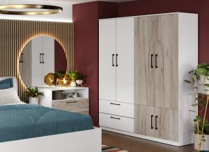 Dulap Relax Alb / Stejar k02 - C164/02 - imagine 2