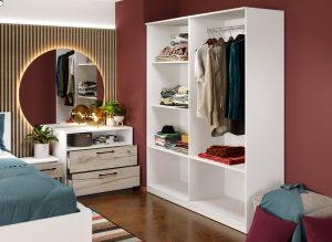 Dulap Relax Alb / Stejar k02 - C164/04 - imagine 3
