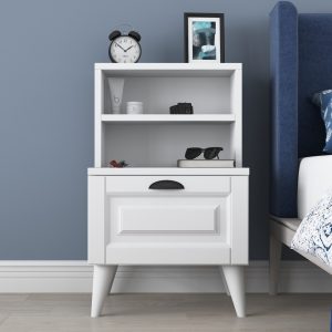 Noptiera BD105 Alb 45x74.4x40 cm - imagine 2