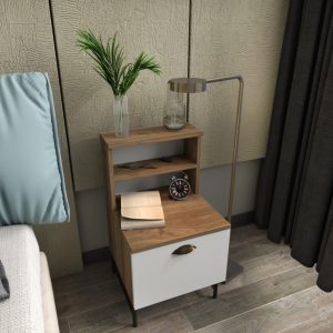 Noptiera Cressi - Walnut, Alb - imagine 2