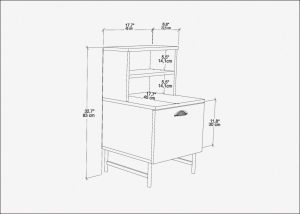 Noptiera Cressi - Walnut, Alb - imagine 6