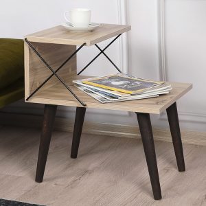 Noptiera deschisa Gather sonoma - culoarea nuc 50x40x55cm - imagine 2
