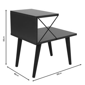 Noptiera deschisa Gather sonoma - culoarea nuc 50x40x55cm - imagine 6