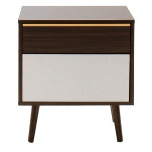 Noptiera Nastia Dark Walnut 48x39x53 cm - imagine 4