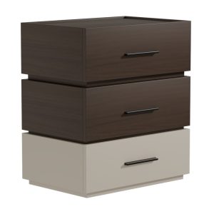 Noptiera Sonlen nuanta nuc-bej 60x40x66 cm - imagine 3