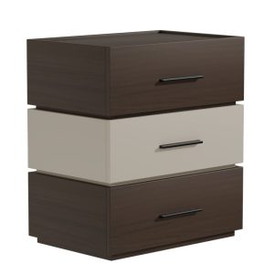 Noptiera Sonlen nuanta nuc-bej 60x40x66 cm - imagine 4