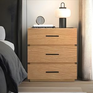Noptiera Sonlen, Pako World, Stejar, MDF, 60x40x66 cm - imagine 2