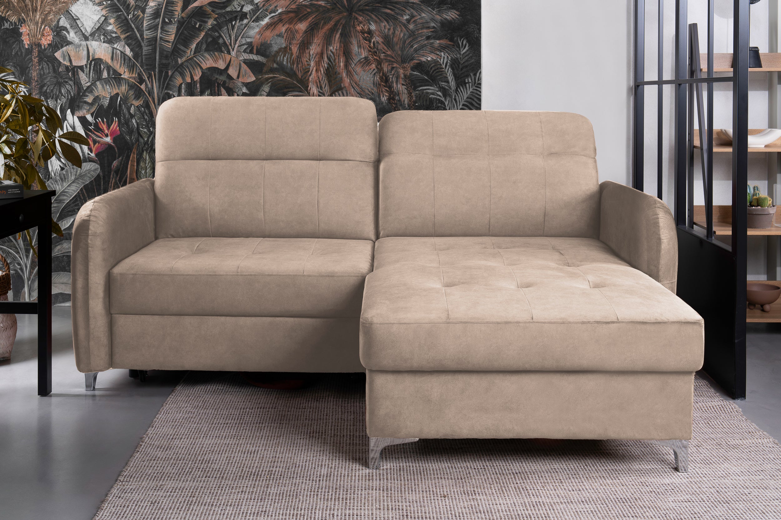 Colțar Extensibil STUDIO, cu lada depozitare, cu tetiere reglabile, 220 x 160 x 105 cm 4 Colțar Extensibil STUDIO, cu lada depozitare, cu tetiere reglabile, 220 x 160 x 105 cm - imagine 4