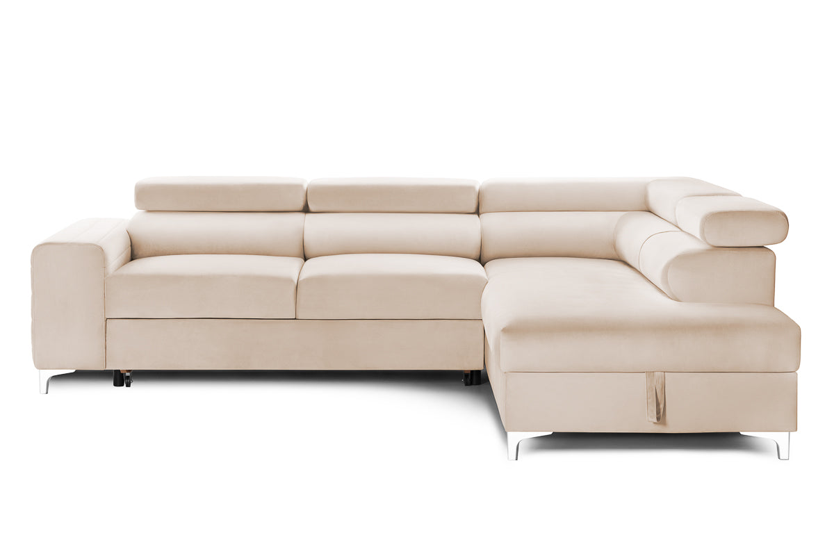 Colțar Extensibil TIME NEW, cu lada depozitare, tetiere reglabile, 285x220x95 cm 1 Colțar Extensibil TIME NEW, cu lada depozitare, tetiere reglabile, 285x220x95 cm