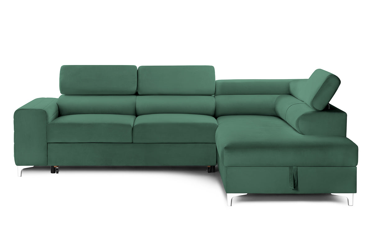 Colțar Extensibil TIME NEW, cu lada depozitare, tetiere reglabile, 285x220x95 cm 2 Colțar Extensibil TIME NEW, cu lada depozitare, tetiere reglabile, 285x220x95 cm - imagine 2