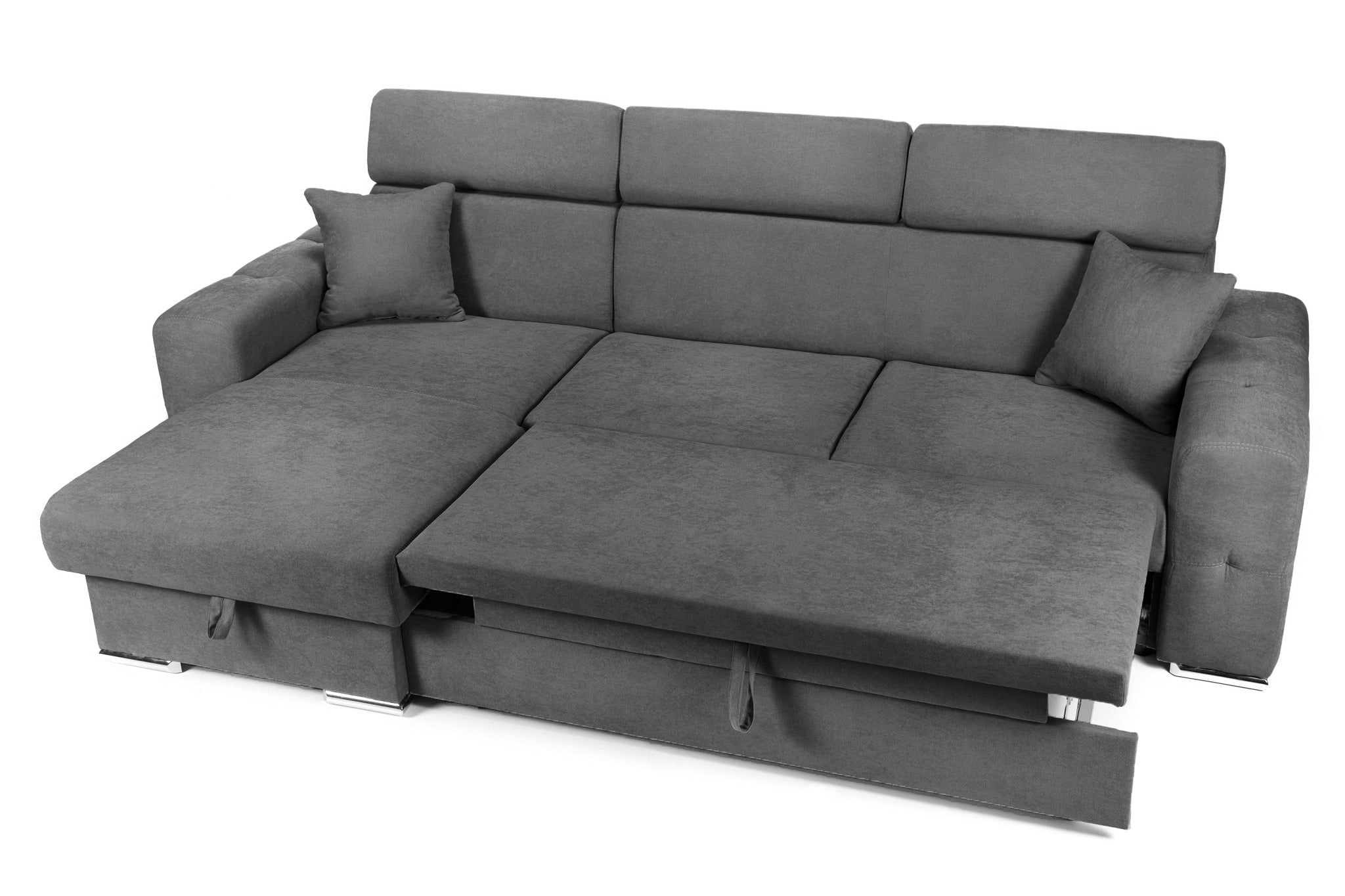 Colțar Extensibil BELLAGIO, șezlong interschimbabil, cu ladă de depozitare, cu tetiere reglabile, 280x170x100 cm 5 Colțar Extensibil BELLAGIO, șezlong interschimbabil, cu ladă de depozitare, cu tetiere reglabile, 280x170x100 cm - imagine 5