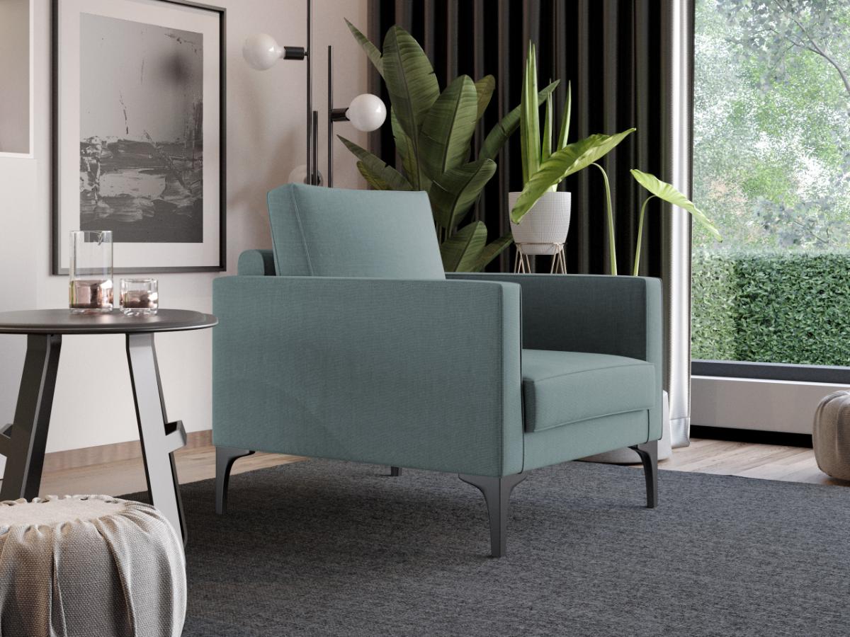 Fotoliu Rici Turcoaz 3 Fotoliu Rici Turcoaz - imagine 3