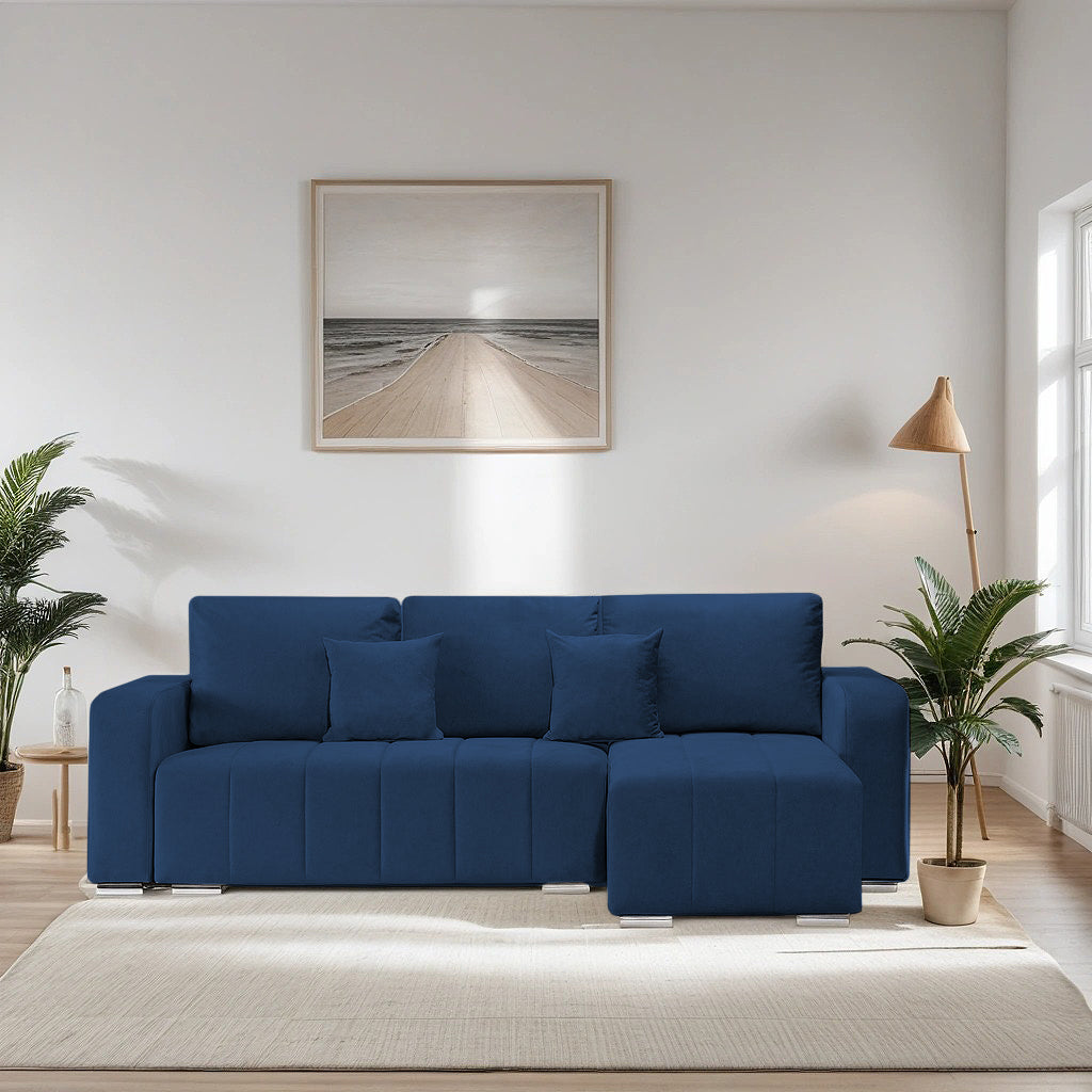 Colțar Extensibil DIEGO, cu lada depozitare, sezlong interschimbabil, 240x147x85cm 4 Colțar Extensibil DIEGO, cu lada depozitare, sezlong interschimbabil, 240x147x85cm - imagine 4