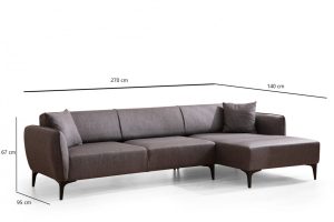 Coltar Belissimo Right Gri Inchis - imagine 8