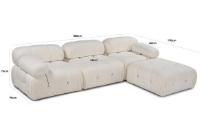 Coltar Bubble Alb - imagine 18