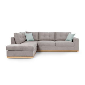 Coltar Dreapta Boston Elephant - Ciel - Natural 280x225x95 cm - imagine 2