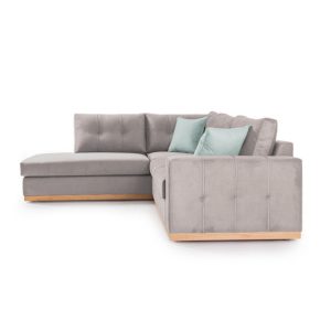 Coltar Dreapta Boston Elephant - Ciel - Natural 280x225x95 cm - imagine 3