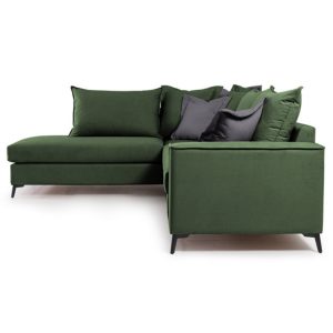 Coltar Dreapta Boston Verde Inchis - Gri Inchis 290x235x95 cm - imagine 3