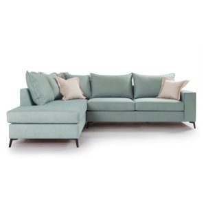 Coltar Dreapta Romantic Ciel - Negru 290x235x95 cm - imagine 3