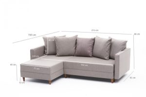 Coltar Extensibil Aydam Left Cream - imagine 7