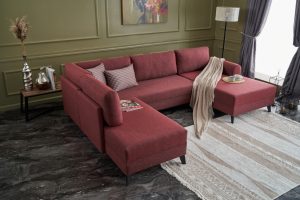 Coltar Extensibil Belen Claret Rosu - imagine 6