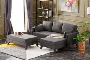 Coltar Extensibil Bella Soft Mini Antracit - imagine 2
