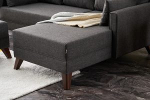 Coltar Extensibil Bella Soft Mini Antracit - imagine 4