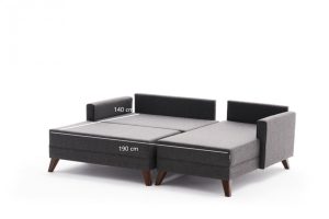 Coltar Extensibil Bella Soft Mini Antracit - imagine 9