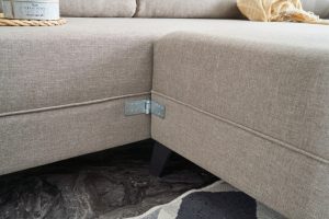 Coltar extensibil Eris Crem 219x149x43 cm - imagine 5