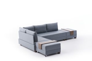 Coltar extensibil Fly Albastru 210x70x280 cm - imagine 6