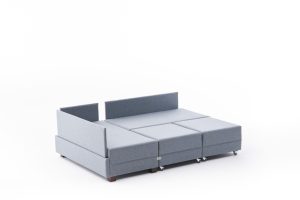 Coltar extensibil Fly Albastru 210x70x280 cm - imagine 7