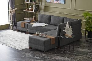 Coltar Extensibil Fly Right Antracit - imagine 2