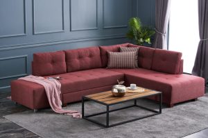 Coltar Extensibil Manama Claret Rosu - imagine 3