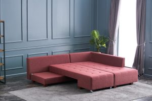 Coltar Extensibil Manama Claret Rosu - imagine 4