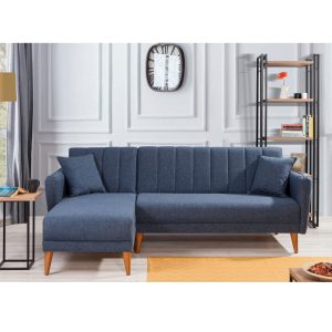 Coltar extensibil stanga Aqua Albastru inchis - imagine 2