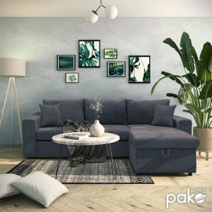 Coltar Lilian Antracit 225x148x81 cm - imagine 2
