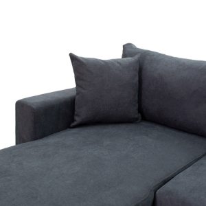 Coltar Lilian Antracit 225x148x81 cm - imagine 8