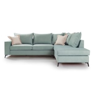 Coltar Stanga Boston Ciel - Crem 290x235x95 cm - imagine 3