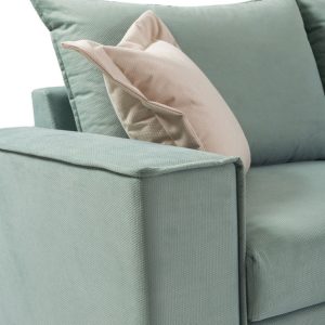 Coltar Stanga Boston Ciel - Crem 290x235x95 cm - imagine 5