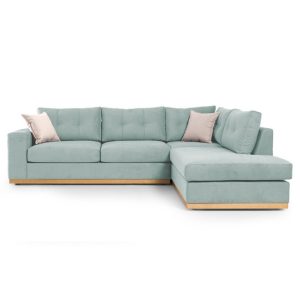 Coltar Stanga Boston Ciel - Crem - Natural 280x225x95 cm - imagine 2