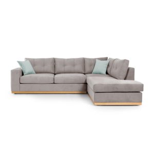 Coltar Stanga Boston Elephant - Ciel - Natural 280x225x95 cm - imagine 2