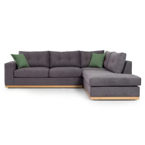 Coltar Stanga Boston Gri Inchis - Natural 280x225x95 cm - imagine 3