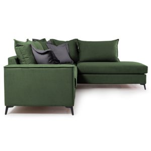 Coltar Stanga Boston Verde Inchis - Gri Inchis 290x235x95 cm - imagine 3