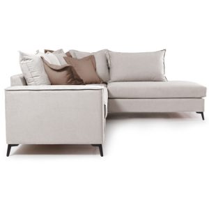 Coltar Stanga Romantic Crem - Mocha 290x235x95 cm - imagine 3